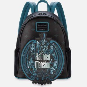 Disney The Haunted Mansion Glow in the Dark Loungefly Mini Backpack New with Tag